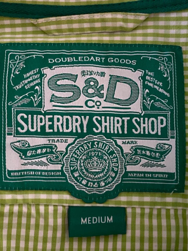 Superdry Bluse grün kariert in Mülheim (Ruhr)