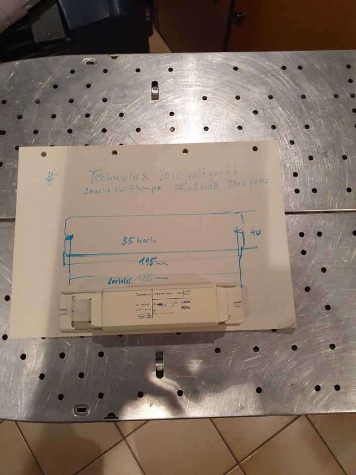 65 / 58W Vorschaltgerät-VVG für Leuchtstofflampe At-65 A30 #31h in Nürtingen