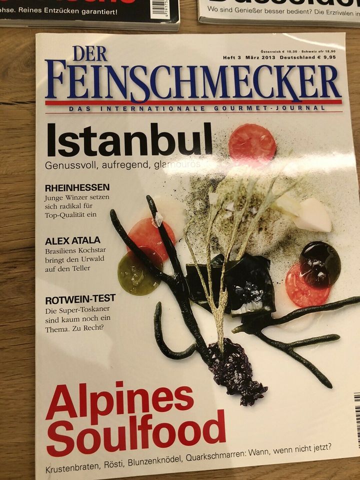 5x Der Feinschmecker Zeitschriften 2012/2013 in Düsseldorf