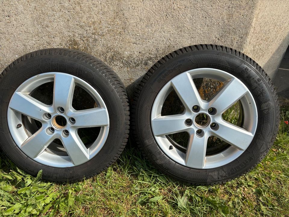 VW Alufelgen 205/55 R16 91H Winterreifen neuwertig. in Ludwigsfelde