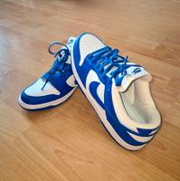 Nike Dunk Low Retro Blau Weiß Herren Sneaker Gr. 43 Düsseldorf - Flingern Süd Vorschau