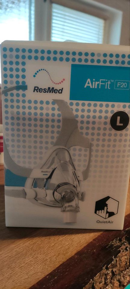 ResMed F20 AirFit Maske Original Neu in Hettstedt