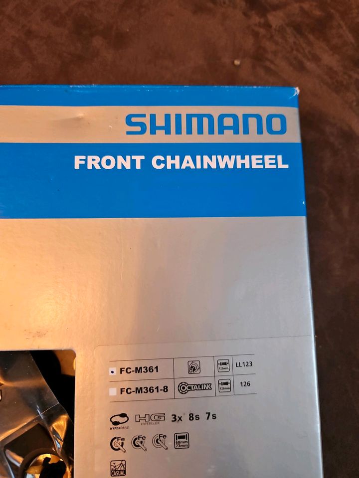 Shimano Front chainwheel für Fahrräder in Werdohl