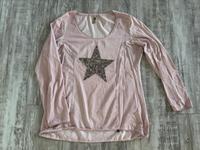 Tredy Shirt Longsleeve Pulli Stern Pailetten rosa Top W. NEU Bayern - Mistelgau Vorschau