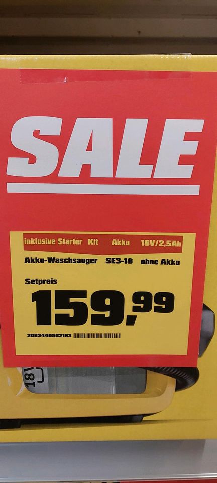 Kärcher Akku-Waschsauger SE 3-18 Compact Ink. AKKU und Ladegerät in Torgelow