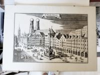 Lithographie in rahmenlosen Glas Der Markt in München DIN/A-3 Dithmarschen - Heide Vorschau