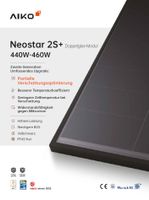 AIKO Solar Module 455W A455-MAH54DB Solar Full Black Glas Glas Nordrhein-Westfalen - Gronau (Westfalen) Vorschau