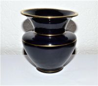 Krüger Porzellan Keramik Design Vase Echt Kobalt Gold 11,6x10,8cm Nordrhein-Westfalen - Schwerte Vorschau