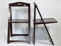 2 Klappstühle Stühle aus Holz Massiv Braun Designer Stuhl Vintage Horn-Lehe - Lehesterdeich Vorschau