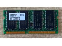 SD-RAM, PC133, 144-pin, SO-DIMM, 128MB, Hyundai, HYM71V16M635 Bayern - Nassenfels Vorschau