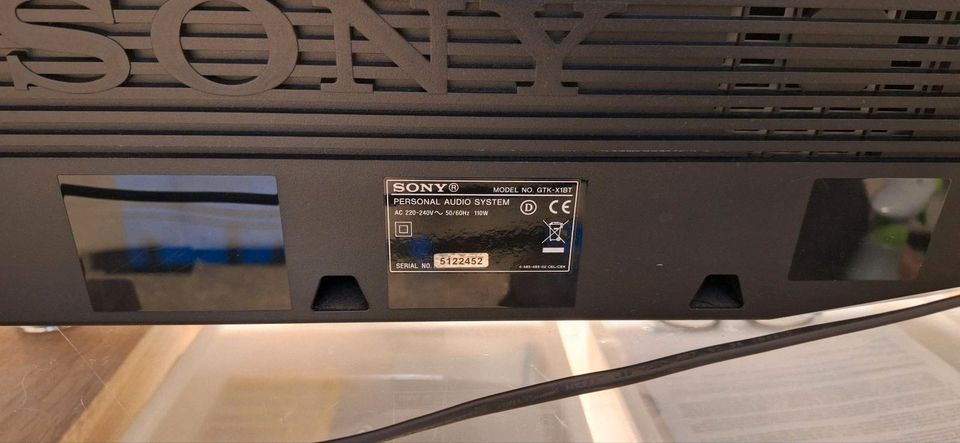 Sony GTK-X1BT Personal Audio System in Soltau