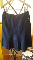Basler Jeans Rock dunkelblau Leinen Gr40/42 (42) *top* Hessen - Eltville Vorschau