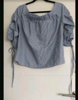 Offshoulder Bluse Blau Weiß gr.42 Reserved Nordrhein-Westfalen - Hagen Vorschau