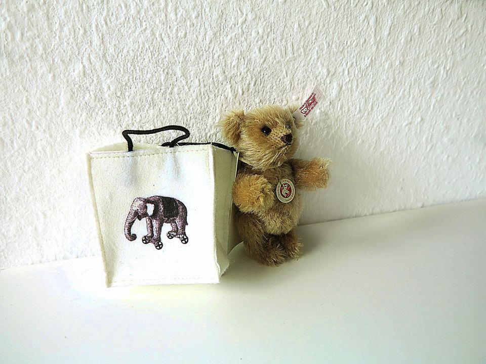 Teddy Bär STEIFF 682636 „Miniatur 2013“ Mohair zimt 13x7cm LIMITI in Lüneburg