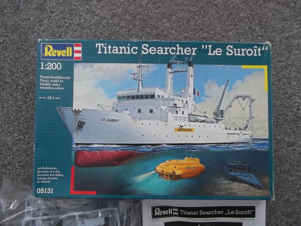 Revell "Le Suroit" fr.Forschungs - und Titanic Suchschiff 1:200 in Bremerhaven