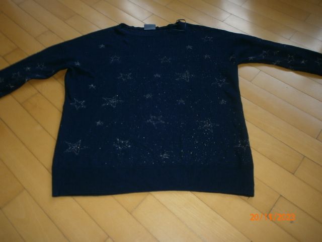 Designer Jessica Damen Pullover Tunika blau mit Sterne Gr. XL XXL in Dortmund