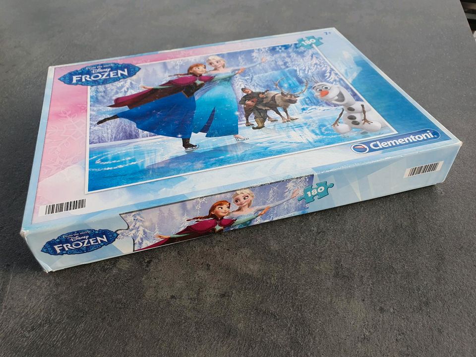 Puzzle 7+ Motiv: Elsa Frozen 180 Teile in Oberschneiding