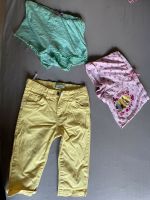 Mädchen Sommerhosen Set kurz Shorts gelb mint rosa Gr. 128 Essen - Stoppenberg Vorschau