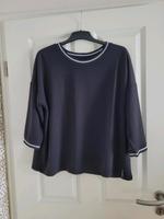 Damen Pullover 3/4 Arm schwarz silber  Laura Torelli XL 48/50 Niedersachsen - Hildesheim Vorschau
