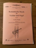 Musiknoten - Romantische Musik für Violine und Orgel Bayern - Hofheim (Gem Spatzenhausen) Vorschau