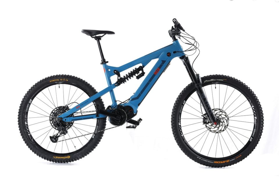 Nox Hybrid 7.1 - 2022 - 43 cm (M) | nur 102 km | Brose Drive S MAG (90 Nm) 625 Wh | UVP 5.699 € | 1 Jahr Garantie | E Bike Fully E-Mountainbike in Ottobrunn