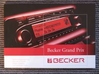 Bedienungsanleitung Becker Grand Prix Autoradio Niedersachsen - Ottersberg Vorschau