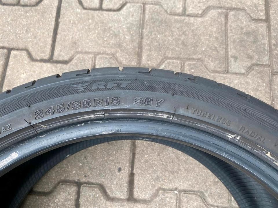 1x 245/35r18 88y Bridgestone Potenza S001 RFT Sommerreifen Top in Recklinghausen