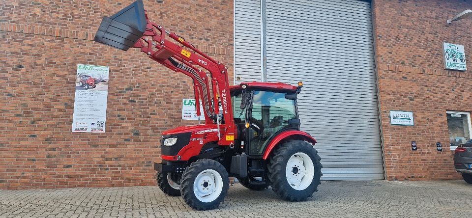 55 PS Allradtraktor YTO NMF 554C mit Kabine Frontlader 3. Steuerk in Hörselberg-Hainich