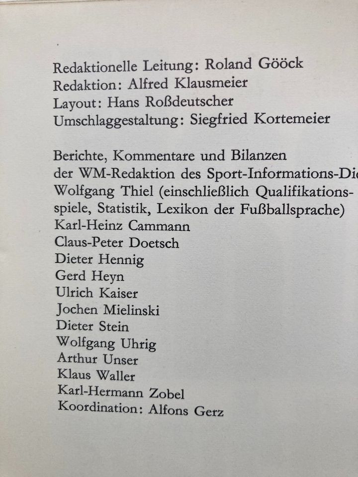 Fußballweltmeisterschaft Mexiko 1970 in München