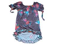 ❤️ Bluse Tunika * TREDY * Gr. 2 (40/42) * Blume Lila ❤️ Niedersachsen - Sulingen Vorschau