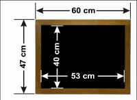 Wandtafel Kreidetafel Memotafel Holztafel Horizontal / Vertikal Berlin - Pankow Vorschau