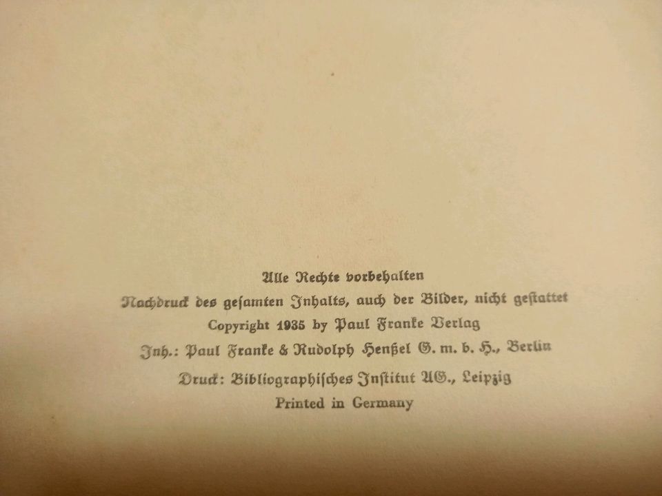 Das Deutschlandbuch Hans Friedrich Blunck 1935 Paul Franke Verlag in Berlin