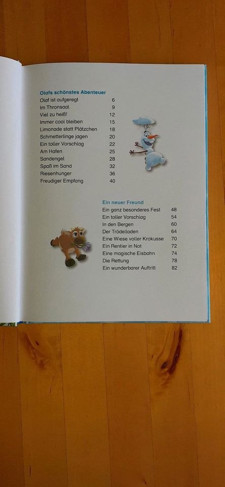 ❤ Kinderbuch die Eiskönigin Lesen lernen mit Schneemann Olaf Buch in Jüterbog