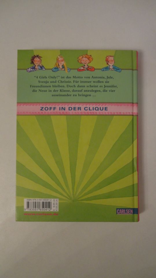 Buch 4 Girls only: Zoff in der Clique Mädchen Kinderbuch NEU in Ühlingen-Birkendorf