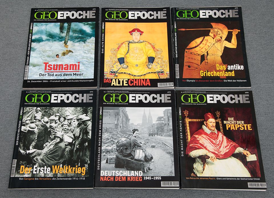 12x GEO EPOCHE Magazin Zeitschrift Geschichte Weltkrieg viele in Berlin