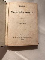 Klopstock Sämmtliche Werke Erster Band 1854 Innenstadt - Köln Altstadt Vorschau