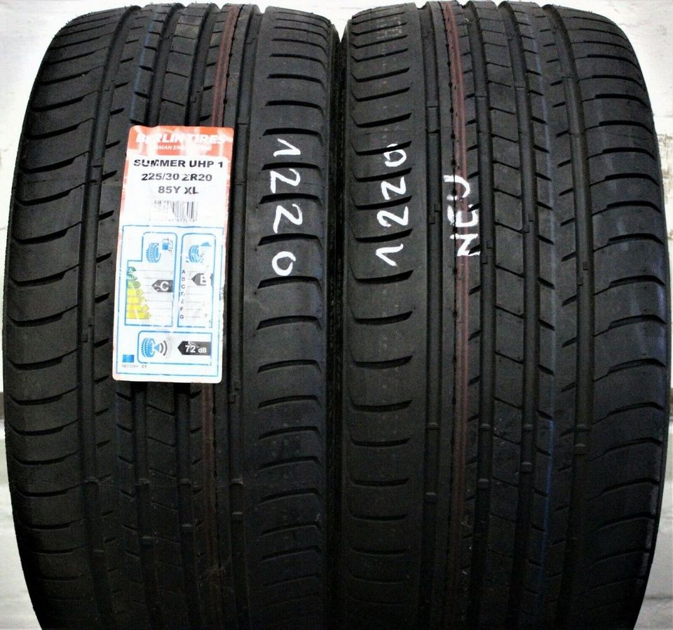 ❗2x Sommerreifen Berlin Tires Summer UHP 1 225/30 R20 85Y NEU in Kevelaer