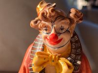 Obersdorfer Clown mit Koffer Holzfigur Schnitzerei von Ohnmayer Bayern - Erlangen Vorschau