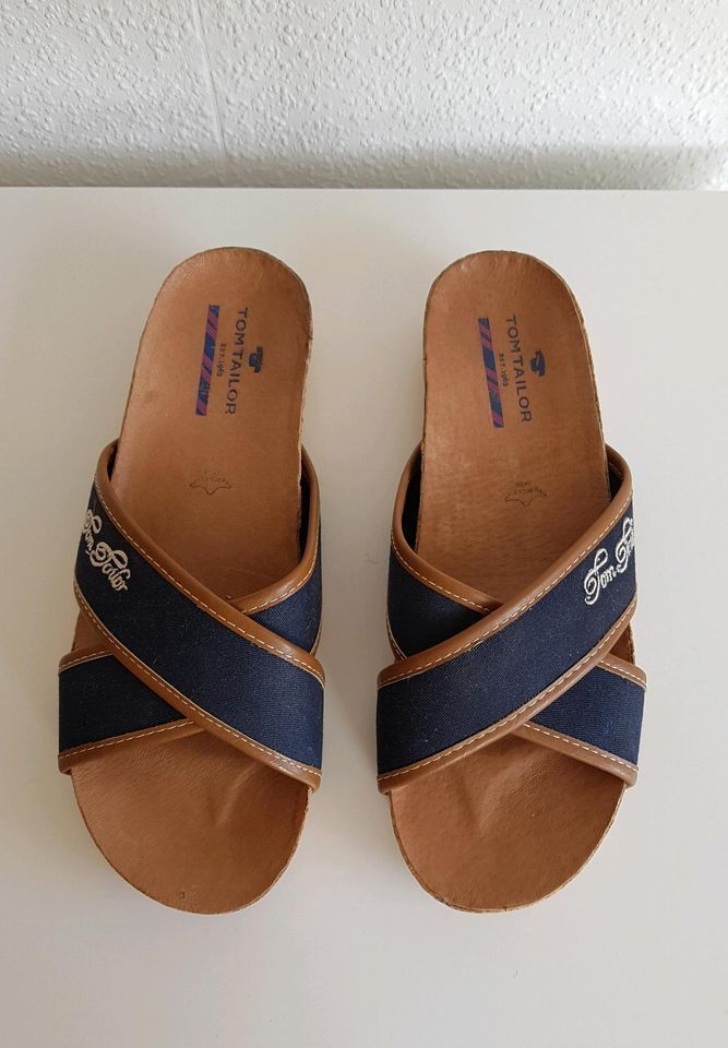 Sandalen Blau Tom Tailor Größe 40 in Bochum