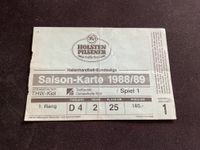 Alte THW Kiel Eintrittskarte Saison 1988 / 1989 Handball Kiel - Steenbek-Projensdorf Vorschau