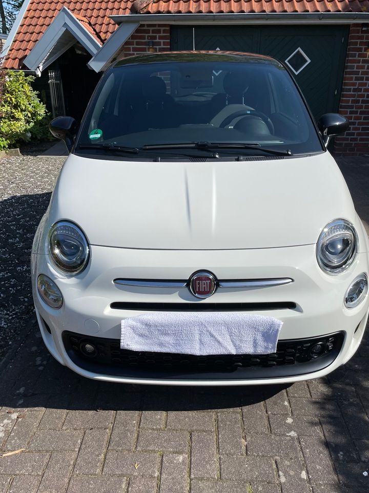 Top gepfl. Fiat 500 Hybrid, Sondermod. " Hey Google " EZ Okt 2021 in Wiesmoor