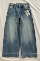Bershka, Damen, Cropped Wide-Leg-Jeans, Gr. 34, NEU Wandsbek - Hamburg Duvenstedt  Vorschau