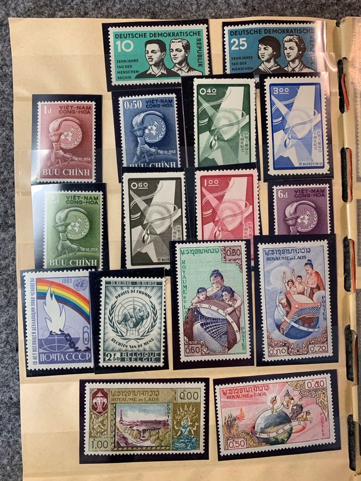 Erbstücke Auflösung Sammlung Länder Briefmarken 60er Jahre (3) in Boffzen