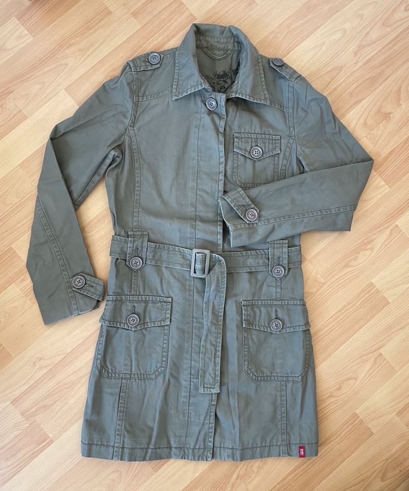 EDC by Esprit Trenchcoat /Mantel Gr.L Khaki in Bad Schwalbach