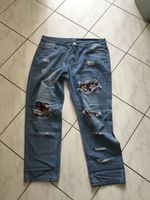 Jeans Hose blau mit Totenkopf Berlin - Treptow Vorschau