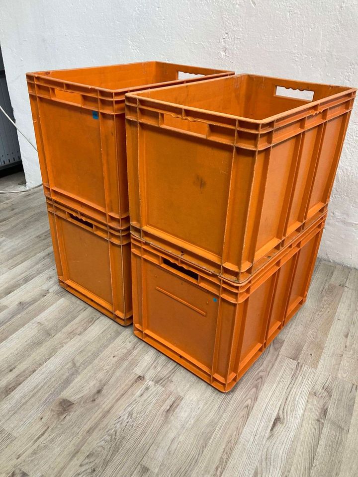 Kiste EF 6420 orange SSI Schäfer gebraucht Box Kasten Lagerkiste in Burbach