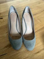 Pumps Massimo Dutti 40 grau Wildleder Schlangenoptik Leder Absatz Stuttgart - Plieningen Vorschau