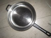 Pfanne Bratpfanne silber Metall Kochen 25 26 cm Durchmesser 7 cm Hessen - Hüttenberg Vorschau