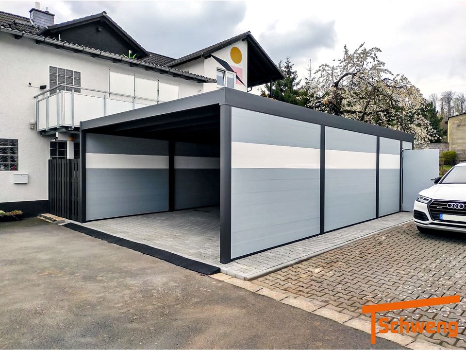 Carport (C600+; S400), C600+ 6m x 6m in Freiburg im Breisgau