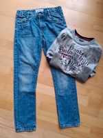 Set 152 158 Jeanshose Hose C&A The Slim Langarmshirt Hessen - Rüsselsheim Vorschau